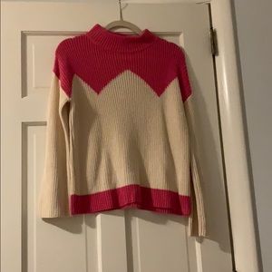 Pink and cream sweater NEVER WORN